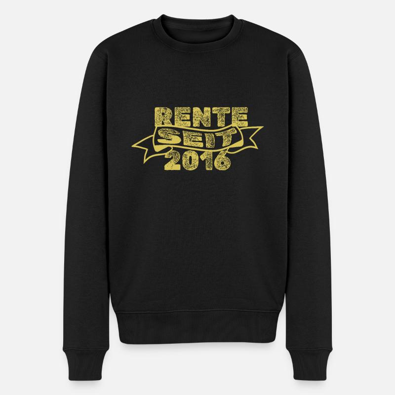 2016 - Männer Premium Bio Pullover - Schwarz