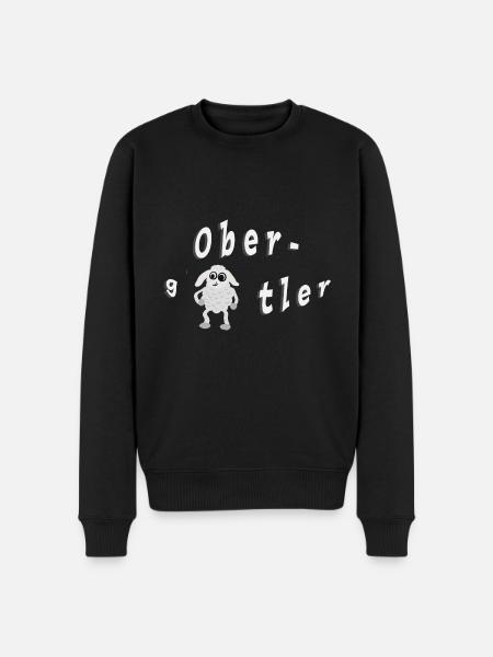 Oberg Schaf tler - Männer Premium Bio Pullover - Schwarz