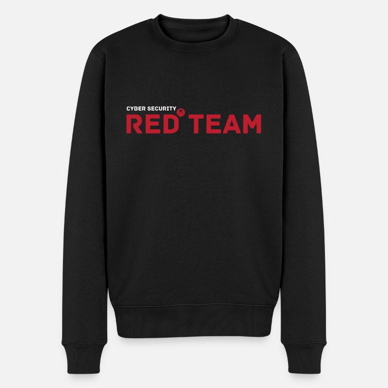 Cyber Security Red Team Hacking Hacker - Männer Premium Bio Pullover - Schwarz