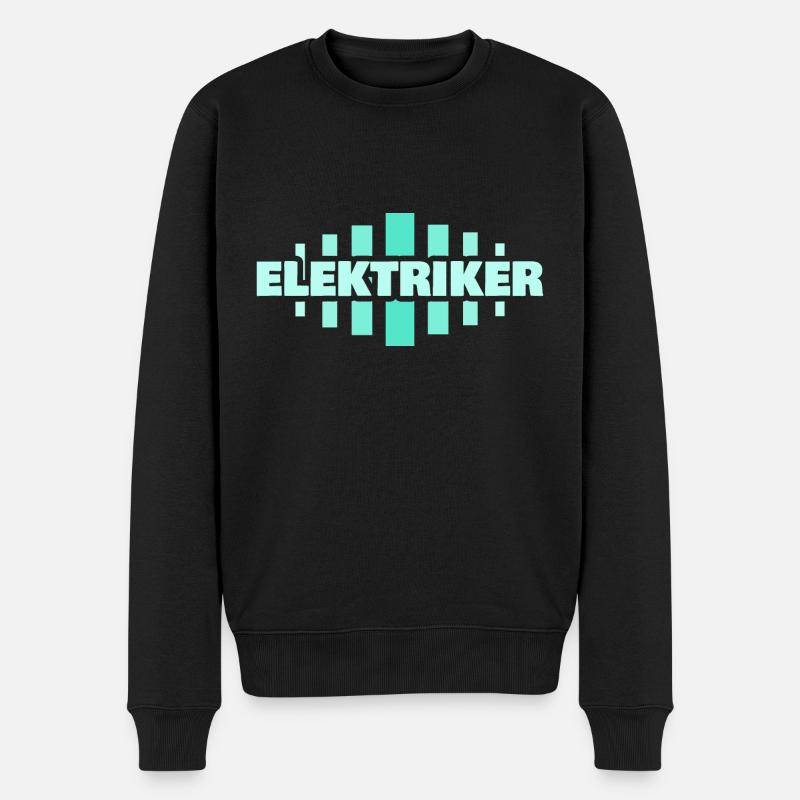Métier électricien - Pull Premium bio Homme - noir