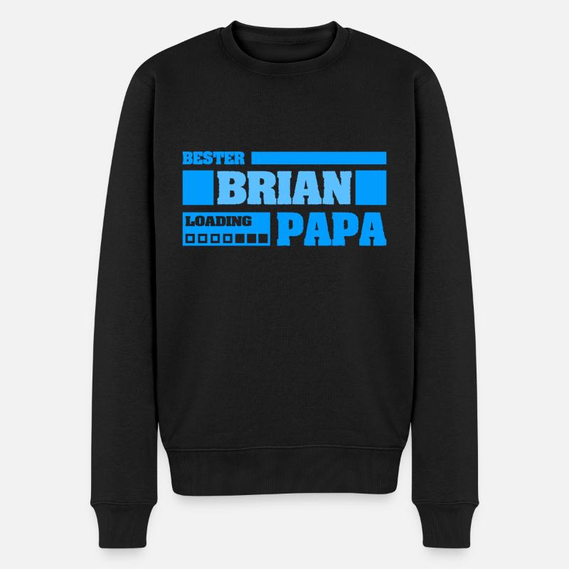 Prénom Brian - Pull Premium bio Homme - noir
