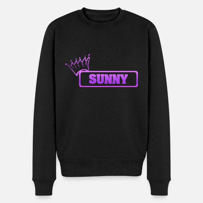 Fille Sunny - Pull Premium bio Homme - noir