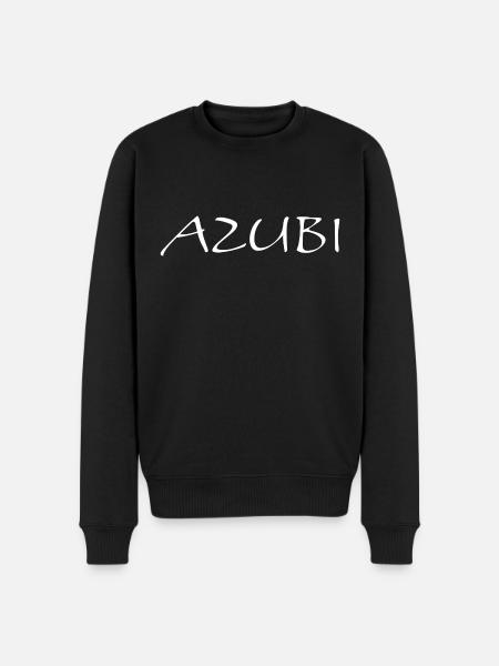 Azubi Tshirt 3 23 weiss - Männer Premium Bio Pullover - Schwarz