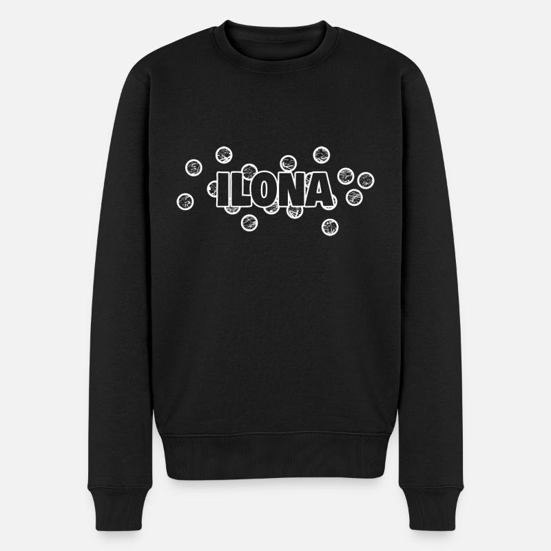 Ilona - Pull Premium bio Homme - noir