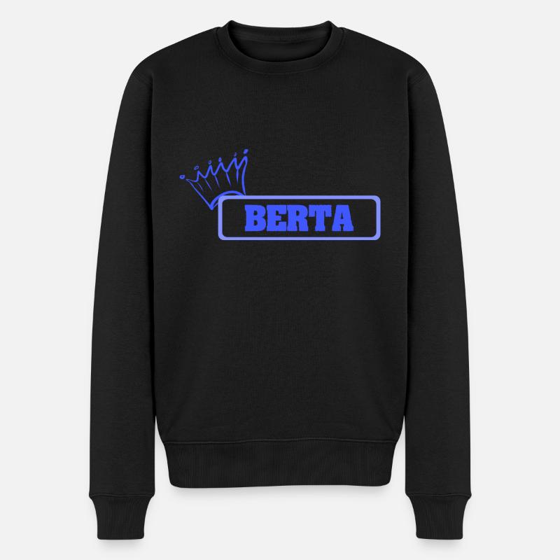 Cadeau pour Berta - Pull Premium bio Homme - noir
