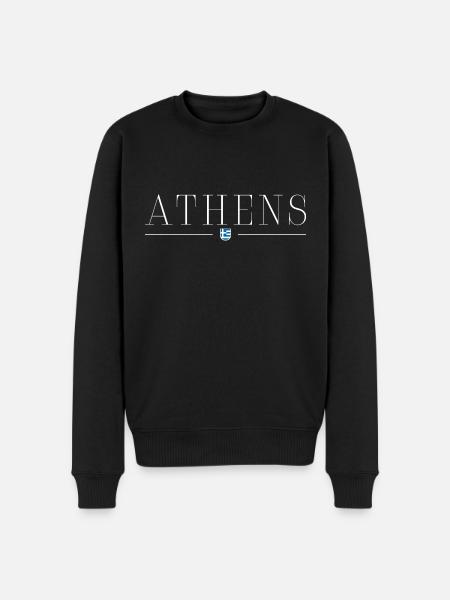 J’adore Athènes - Pull Premium bio Homme - noir