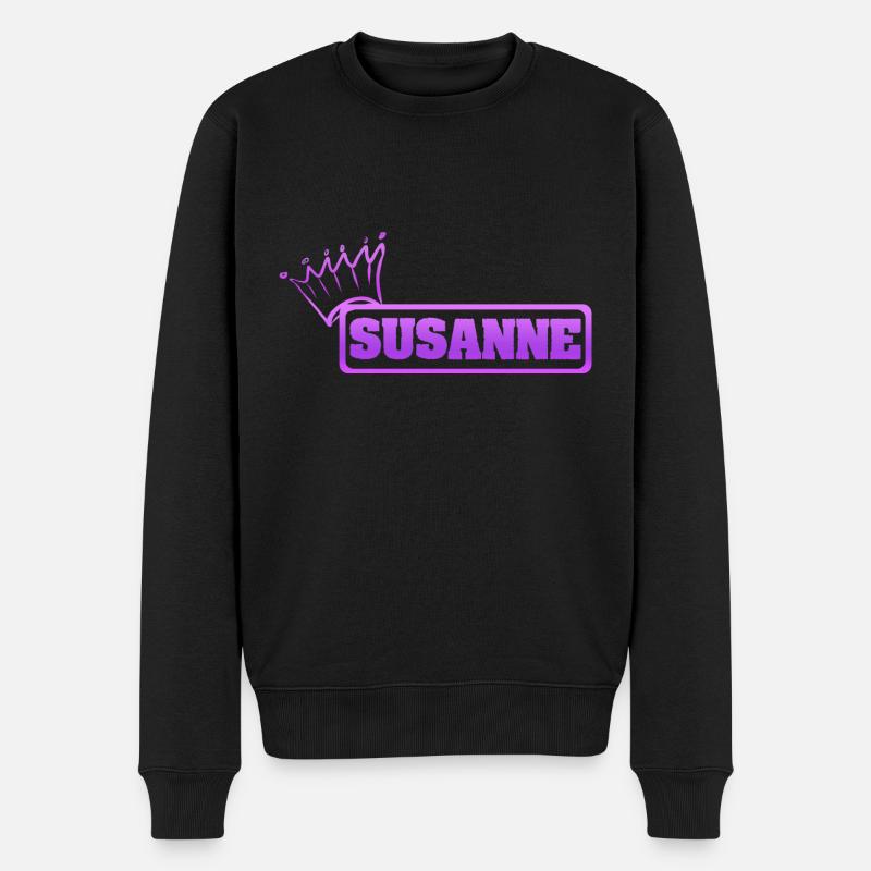 Cadeau pour Susanne - Pull Premium bio Homme - noir