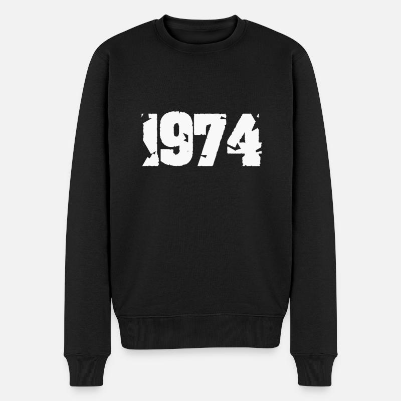 Soleil 1974 - Pull Premium bio Homme - noir