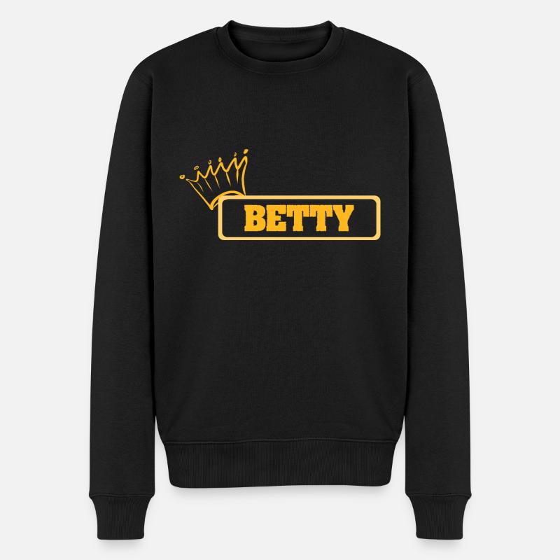 Betty - Pull Premium bio Homme - noir