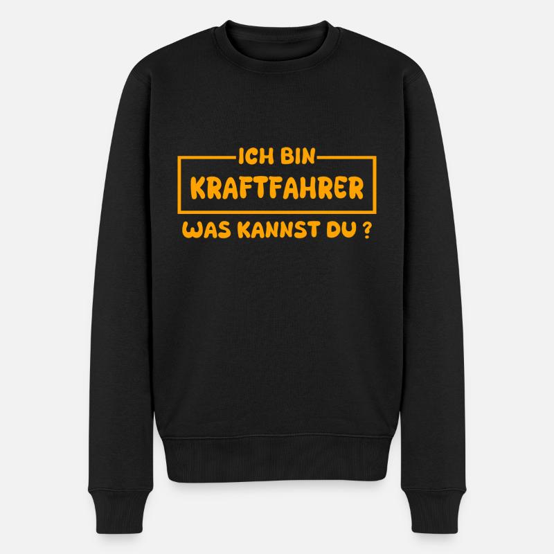 Profession : Chauffeur - Pull Premium bio Homme - noir