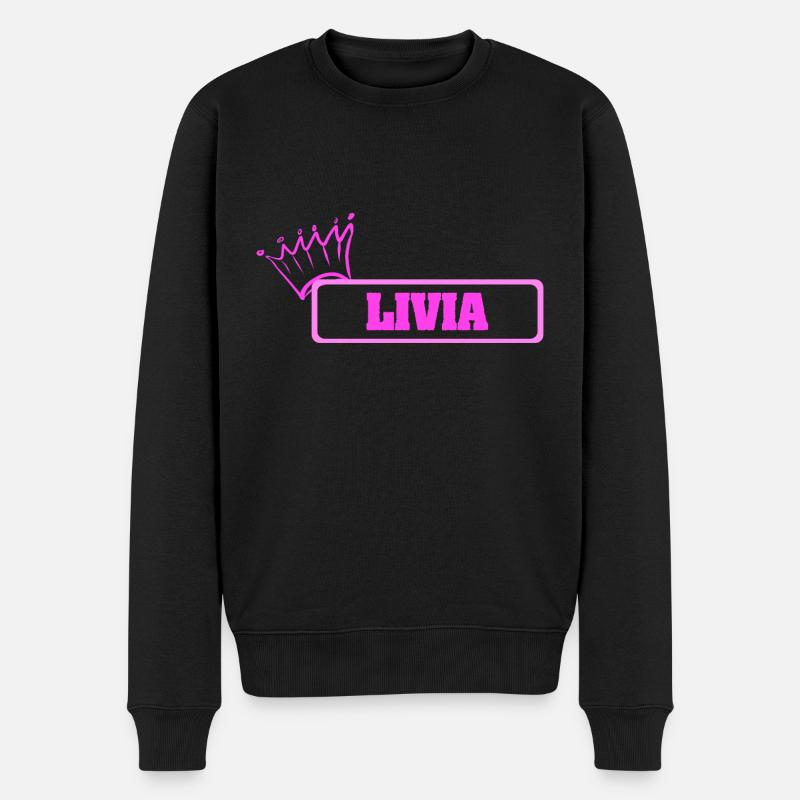 Cadeau pour Livia - Pull Premium bio Homme - noir