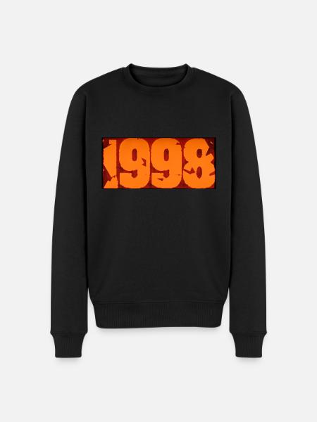 1998 - Men's Premium Organic Jumper - black