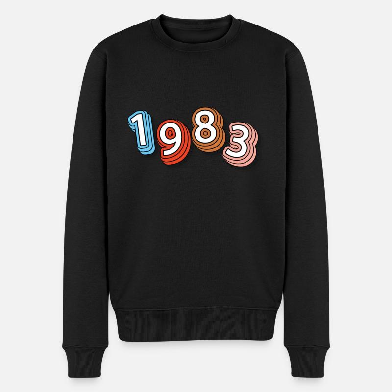 Millésime 1983 - Pull Premium bio Homme - noir