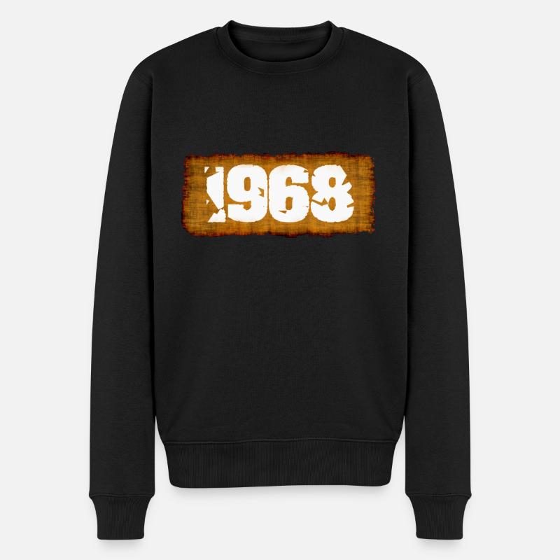 Année 1968 - Pull Premium bio Homme - noir
