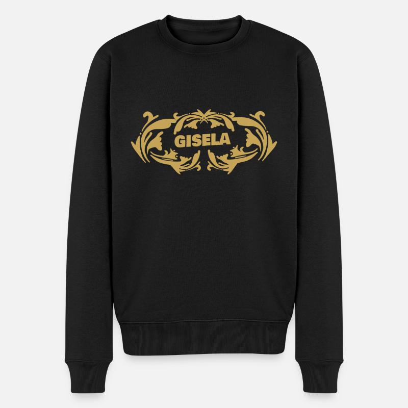 à Gisela - Pull Premium bio Homme - noir