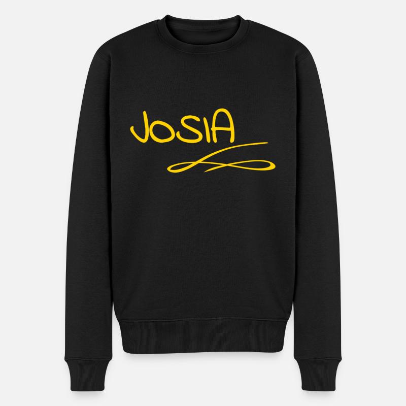 Josias - Pull Premium bio Homme - noir