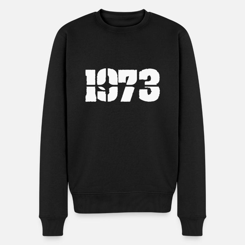 Soleil 1973 - Pull Premium bio Homme - noir
