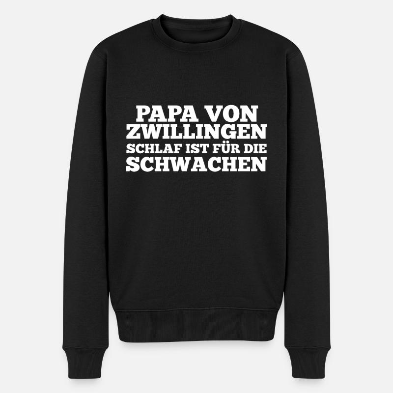 Papa de jumeaux - Pull Premium bio Homme - noir