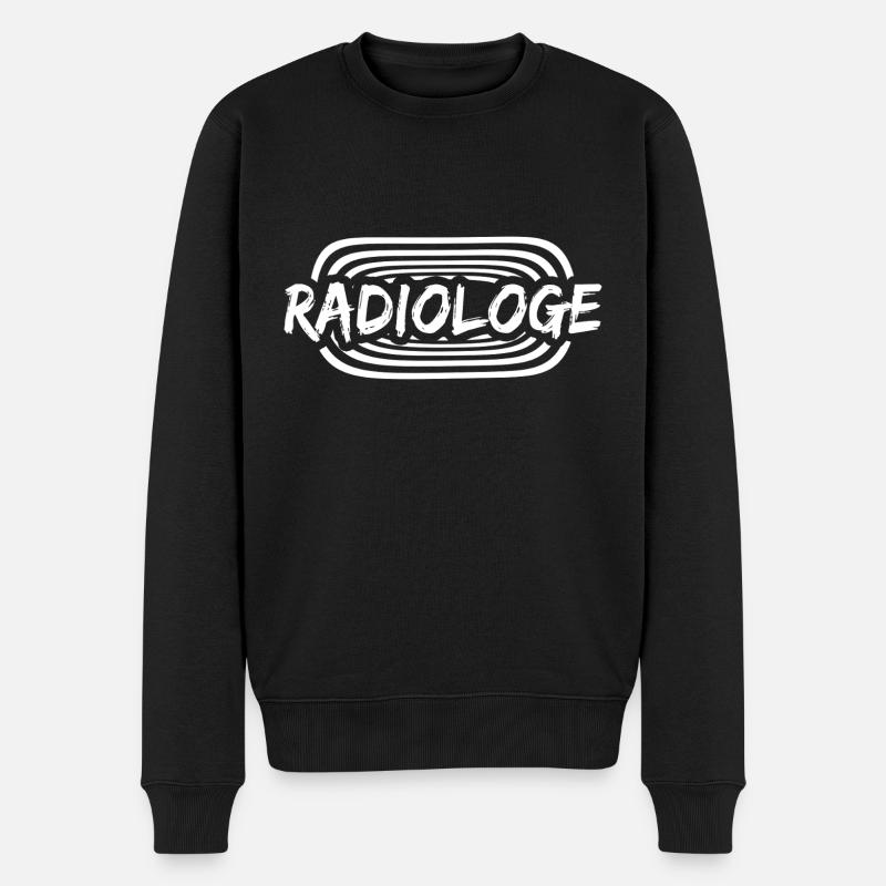 Radiologue - Pull Premium bio Homme - noir