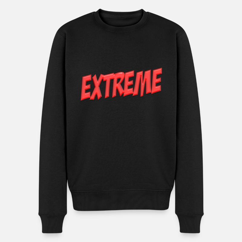 extrême 2 J - Pull Premium bio Homme - noir