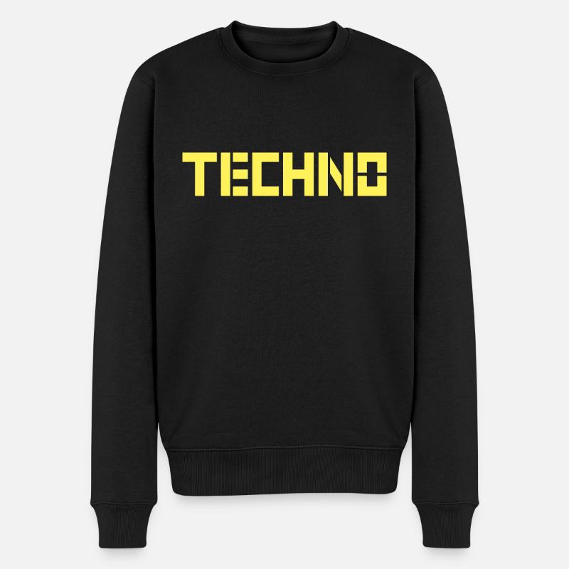 Techno - Pull Premium bio Homme - noir