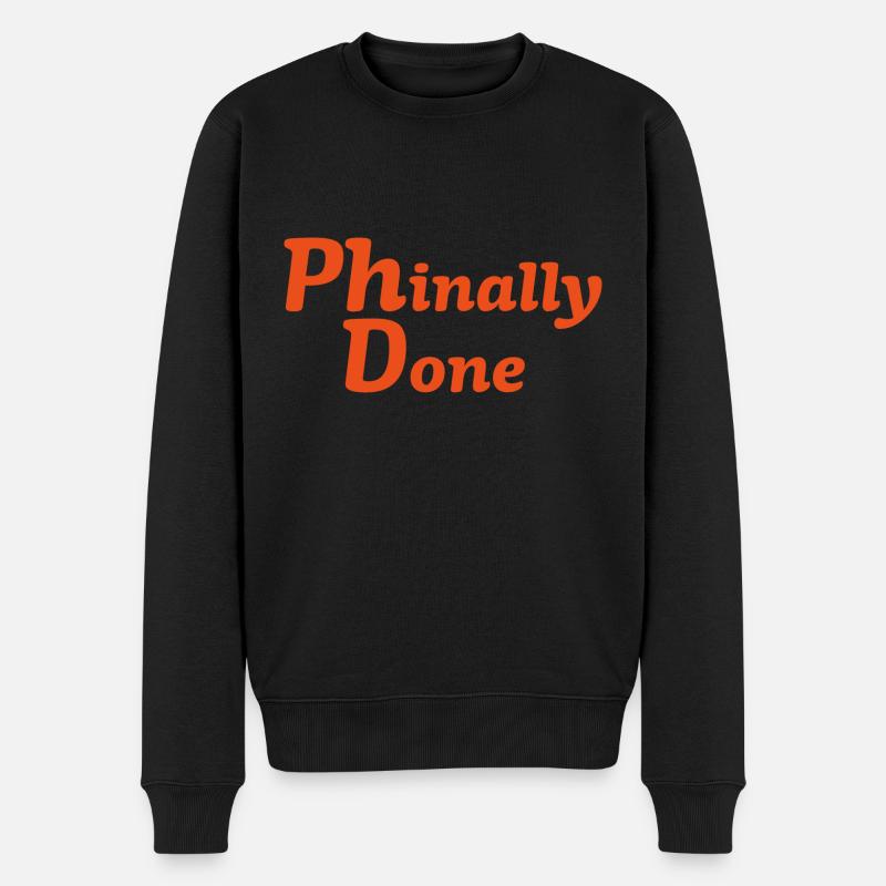 Doctorat Phd Degree - Pull Premium bio Homme - noir
