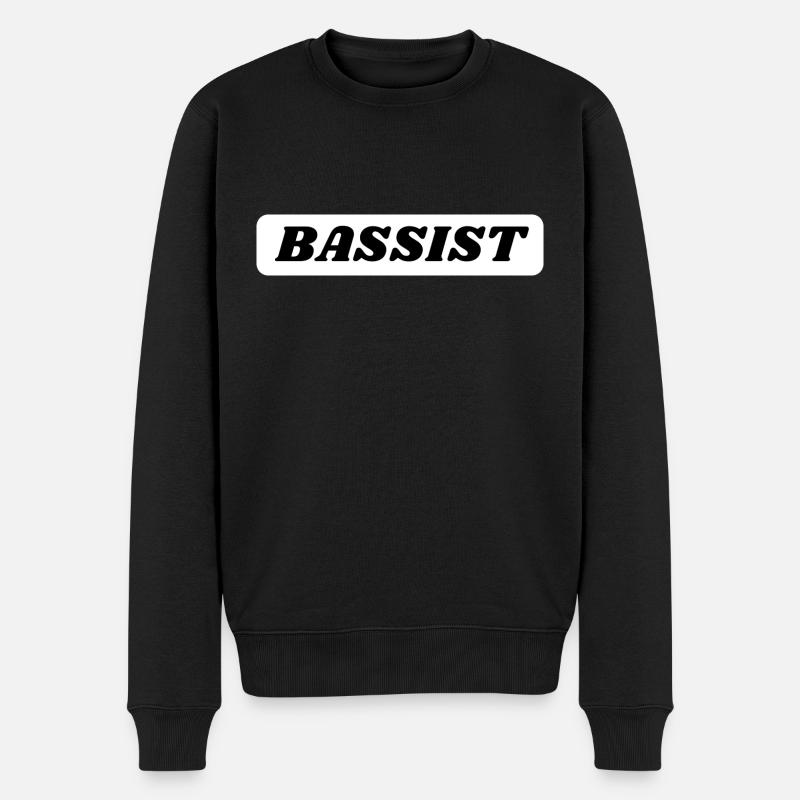 BASSIST - Pull Premium bio Homme - noir