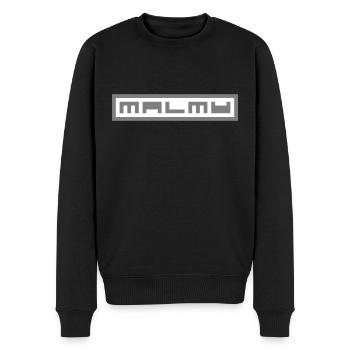 Malmo - Men's Premium Organic Jumper - black - Front - Nico (187cm)