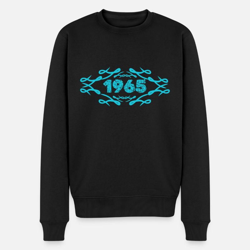 Geschenkidee 1965 - Männer Premium Bio Pullover - Schwarz