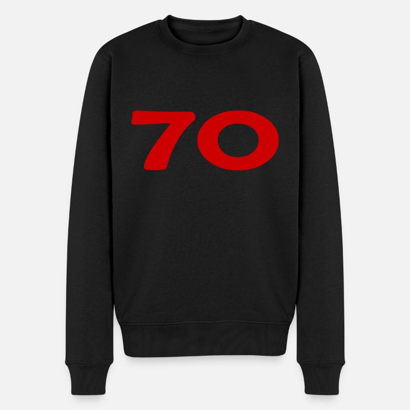 ALLES GUTE ZUM GEBURTSTAG. ALLES GUTE ZUM GEBURTSTAG. JAHRESTAG. - Männer Premium Bio Pullover - Schwarz