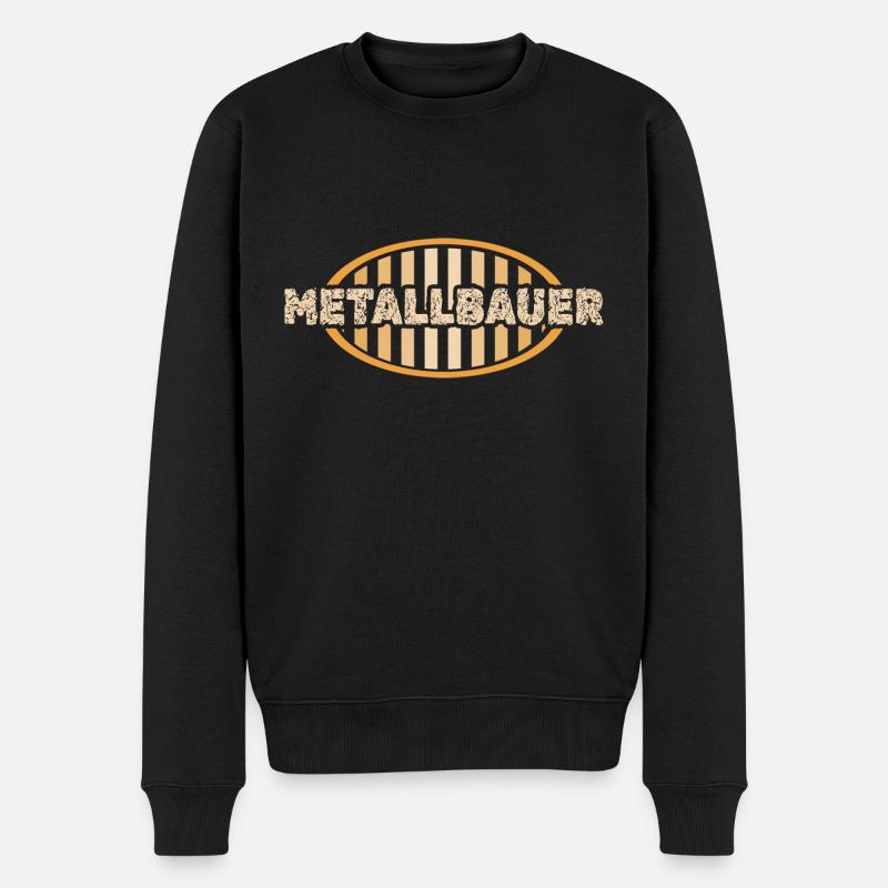 Travail de métallurgiste - Pull Premium bio Homme - noir
