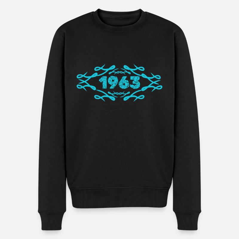 Idée cadeau 1963 - Pull Premium bio Homme - noir