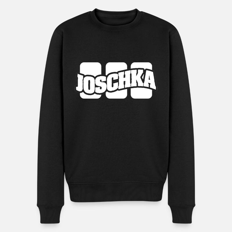 Joschka comme nom - Pull Premium bio Homme - noir
