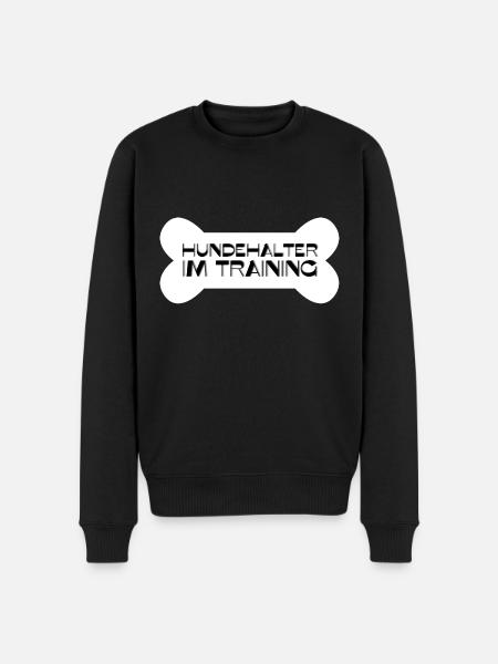 Hundehalter im Training - Männer Premium Bio Pullover - Schwarz