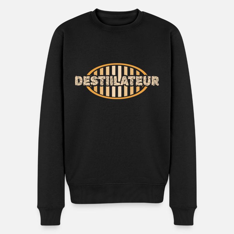Job Destillateur - Männer Premium Bio Pullover - Schwarz