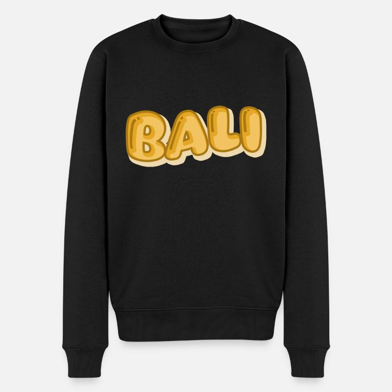 Vacances Bali - Pull Premium bio Homme - noir