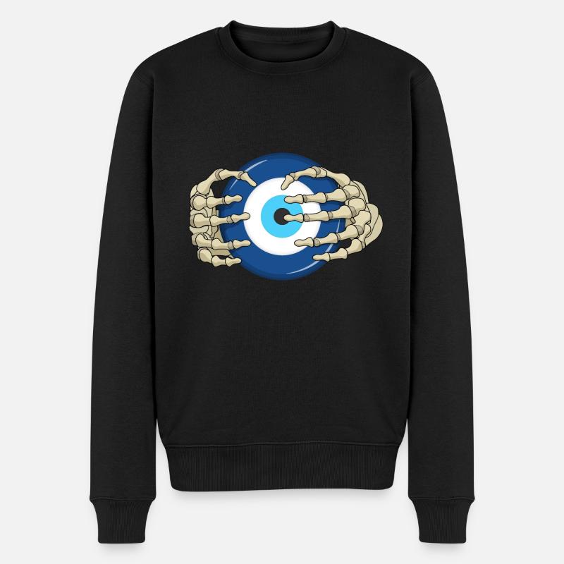 Nazar - Männer Premium Bio Pullover - Schwarz