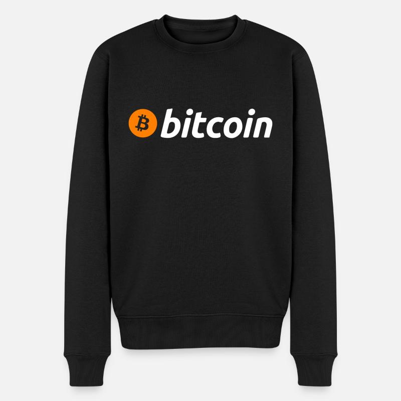 Bitcoin Trading Crypto Aktien - Männer Premium Bio Pullover - Schwarz