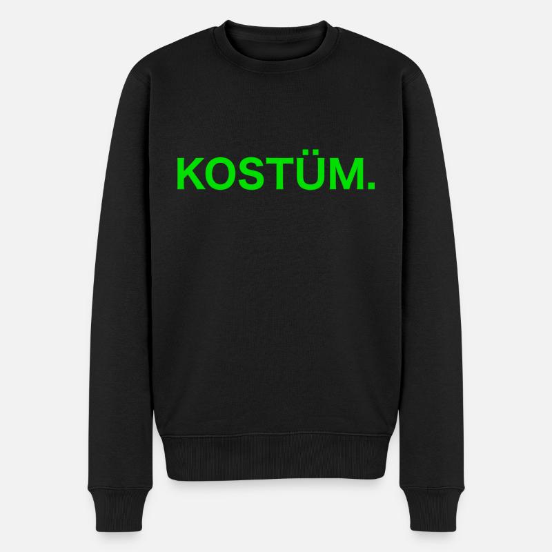 Die schnellste Verkleidung der Welt - Männer Premium Bio Pullover - Schwarz