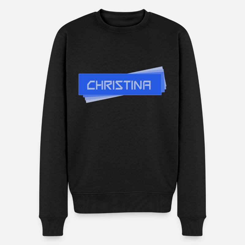 CHRISTINA Christina - Pull Premium bio Homme - noir