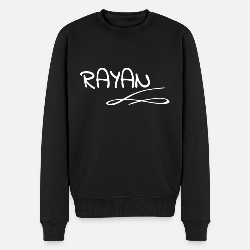 Prénom Rayan - Pull Premium bio Homme - noir