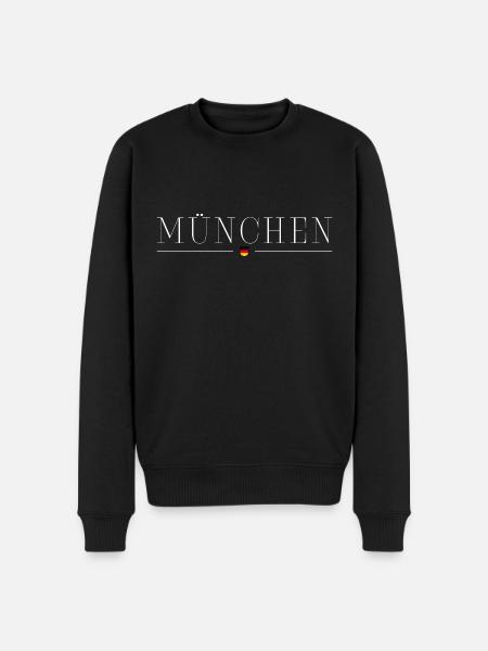 Munich, Germany Style Design T-Shirt - Men's Premium Organic Jumper - black