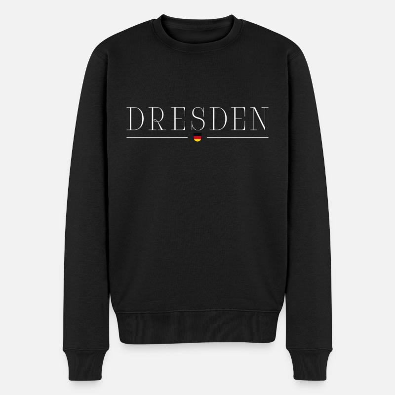 Dresden, Germany Elegance T-Shirt - Men's Premium Organic Jumper - black