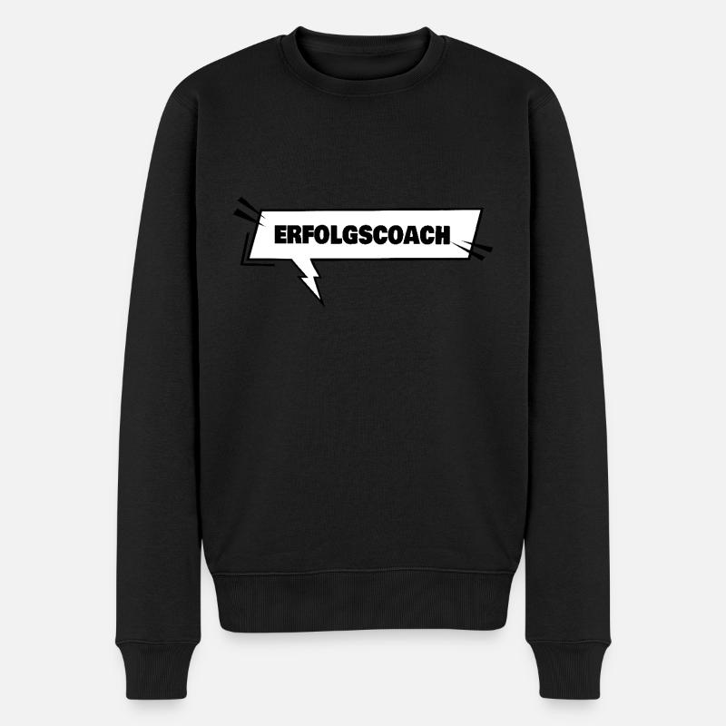 Cadeau pour Coach de Réussite - Pull Premium bio Homme - noir