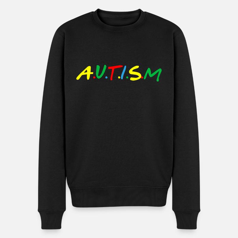 Autism - Männer Premium Bio Pullover - Schwarz