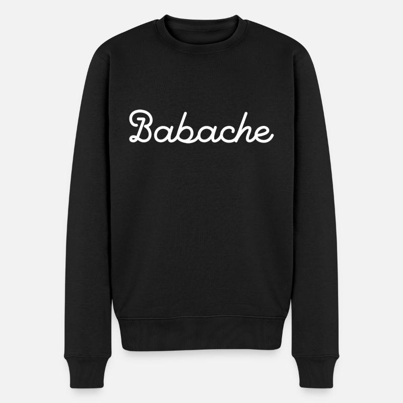 Babache - Pull Premium bio Homme - noir
