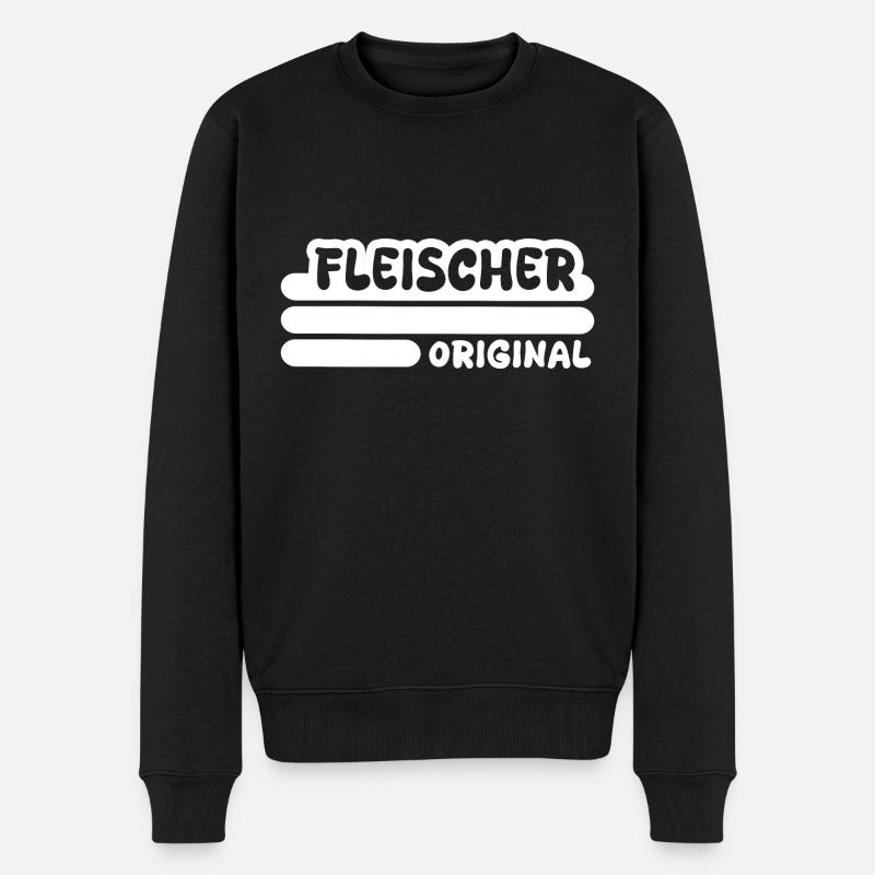 Profession : Boucher - Pull Premium bio Homme - noir