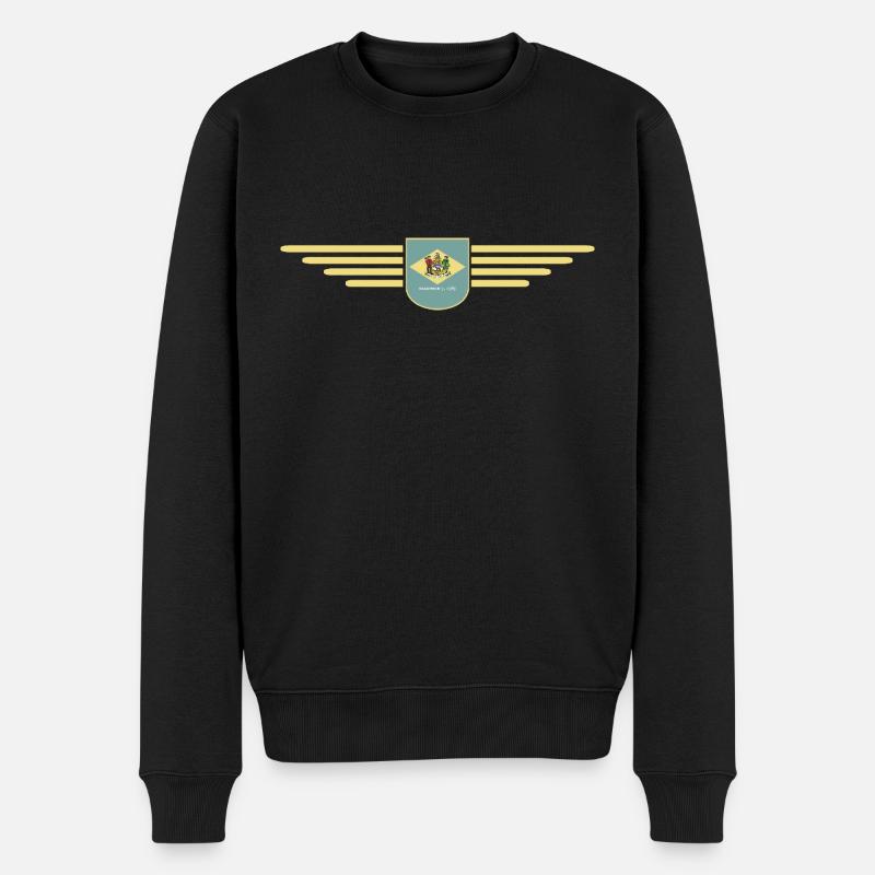 Delaware Fan T-Shirt – Coast & Charm - Pull Premium bio Homme - noir