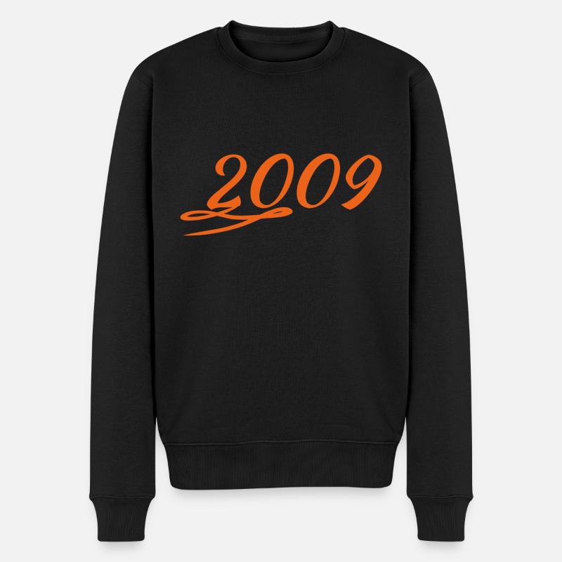 2009 - Männer Premium Bio Pullover - Schwarz