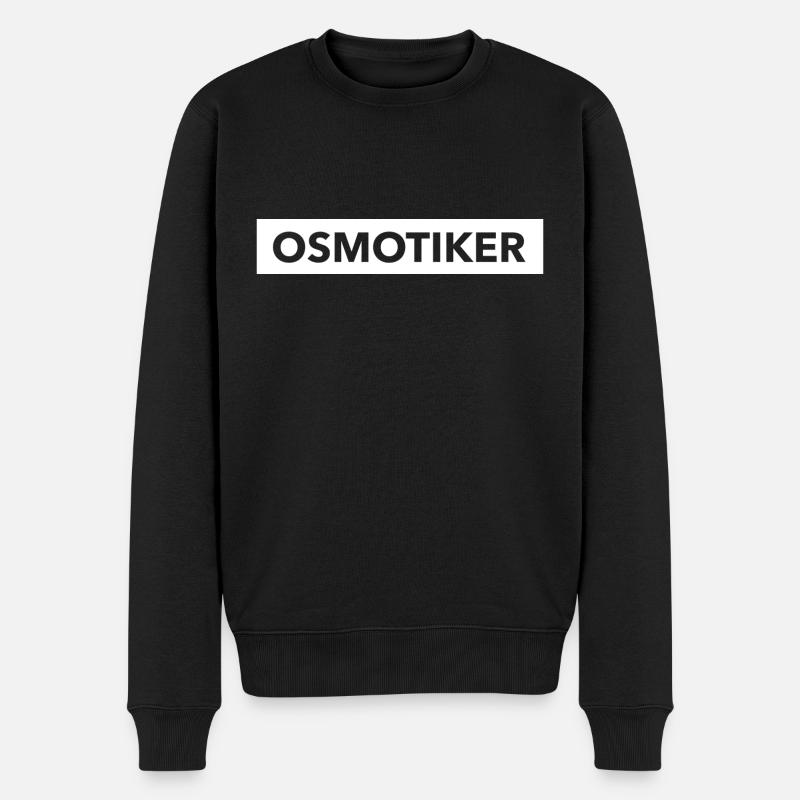 Osmotiker - Männer Premium Bio Pullover - Schwarz